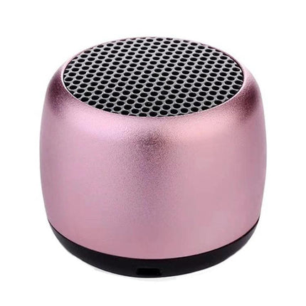 Compact Bluetooth Speaker For Travel And Daily Listening small pink portable speaker for pocket, bag, calls, music, lightweight design
