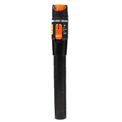 Portable Fiber Optic Red Light Test Pen for Detection Tools - compact handheld tester with replaceable metal tip and one-button operation