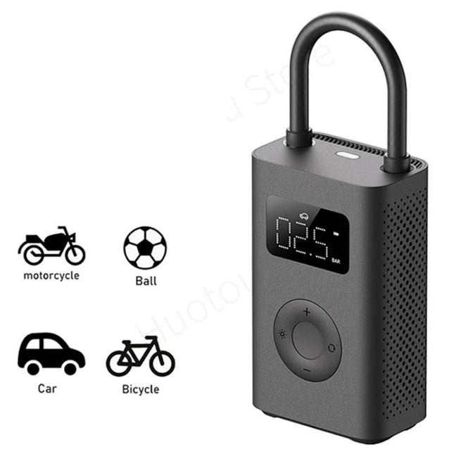 Xiaomi Mijia Air Pump for Everyday Vehicle and Bike Maintenance - portable 490g tire inflator for car, bike, motorcycle and ball with digital gauge