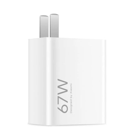 Original Xiaomi Charger for Everyday Home and Travel Use - compact white 67W wall charger for smartphone and laptop charging