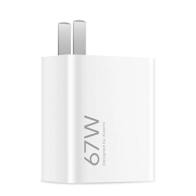 Original Xiaomi Charger for Everyday Home and Travel Use - compact white 67W wall charger for smartphone and laptop charging