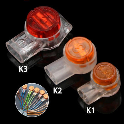 Moisture-Proof Network Cable Connectors for Home Wiring quick no-strip waterproof connectors for DIY phone and Ethernet lines