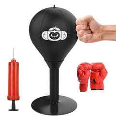 Inflatable Boxing Speed Ball for Stress Relief and Fitness Training - Suitable for Kids and Adults