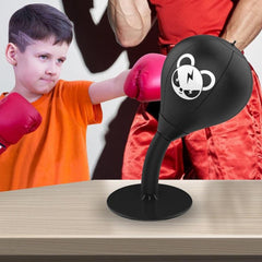 Inflatable Boxing Speed Ball for Stress Relief and Fitness Training - Suitable for Kids and Adults