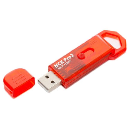 NCK PRO2 2-in-1 Dongle for Phone Unlocking and Resetting - red USB tool for unlocking, resetting codes and restoring backups