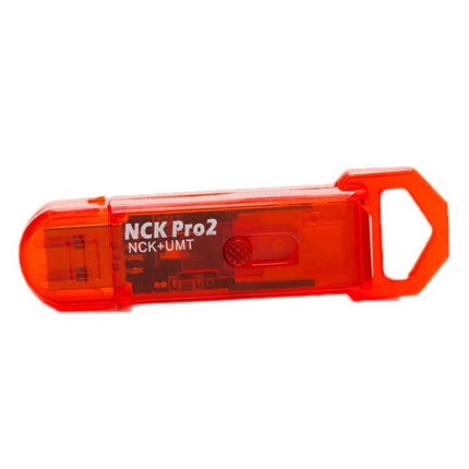 NCK PRO2 2-in-1 Dongle for Phone Unlocking and Resetting red transparent USB dongle for unlocking and resetting phones