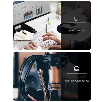 Sennheiser Compatible Headset Upgrade Cable with 3.5mm, 1.2m or 2m – replacement audio cable for computers, mixers and portable players