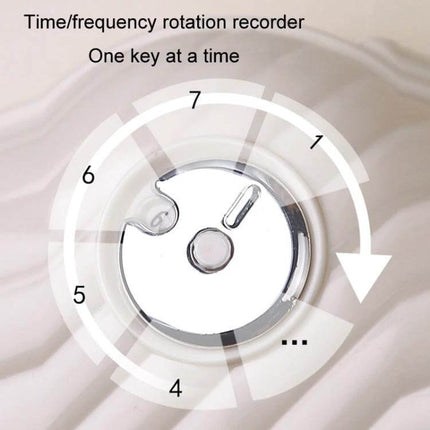 One Week Outdoor Travel Medicine Box, Portable and Airtight shown open with numbered rotating time/frequency pill selector dial