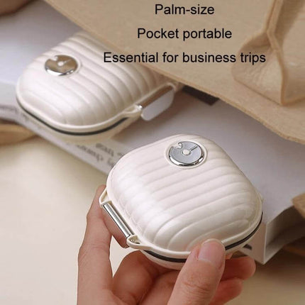 One Week Outdoor Travel Medicine Box, Portable and Airtight palm-size moisture-proof PET silicone organizer for tablets and capsules
