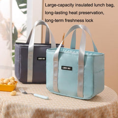 Compact Thermal Lunch Bag - Waterproof, Leak-Proof Insulated Meal Carrier