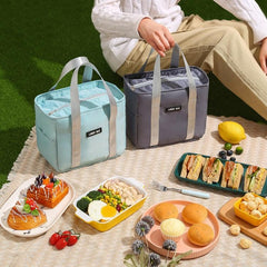 Compact Thermal Lunch Bag - Waterproof, Leak-Proof Insulated Meal Carrier