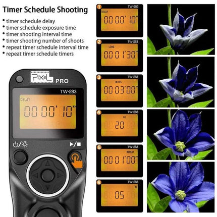 Pixel Wireless Shutter Remote Control for Cameras