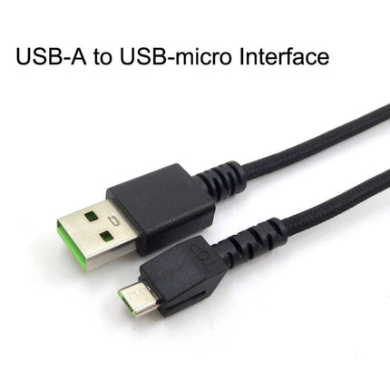 Razer USB Micro Charging Cable for Wireless Mouse Compatibility – reinforced USB-A to micro USB cable for fast charging and durable gaming use
