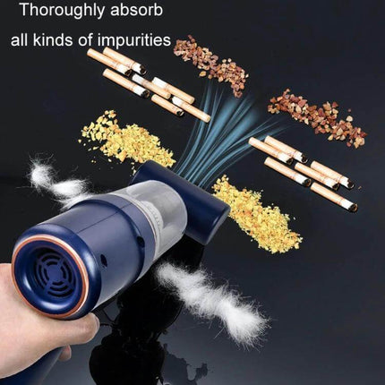 Wireless Car Vacuum Cleaner High Power For Quick Cleanups handheld cordless vacuum sucking pet hair crumbs and debris from car interior