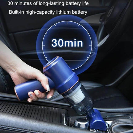 Wireless Car Vacuum Cleaner High Power For Quick Cleanups - compact cordless 30min car vacuum cleaning cup holder and seat crevice