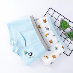 Antibacterial Cartoon Cotton Boxers for Boys - Series 2