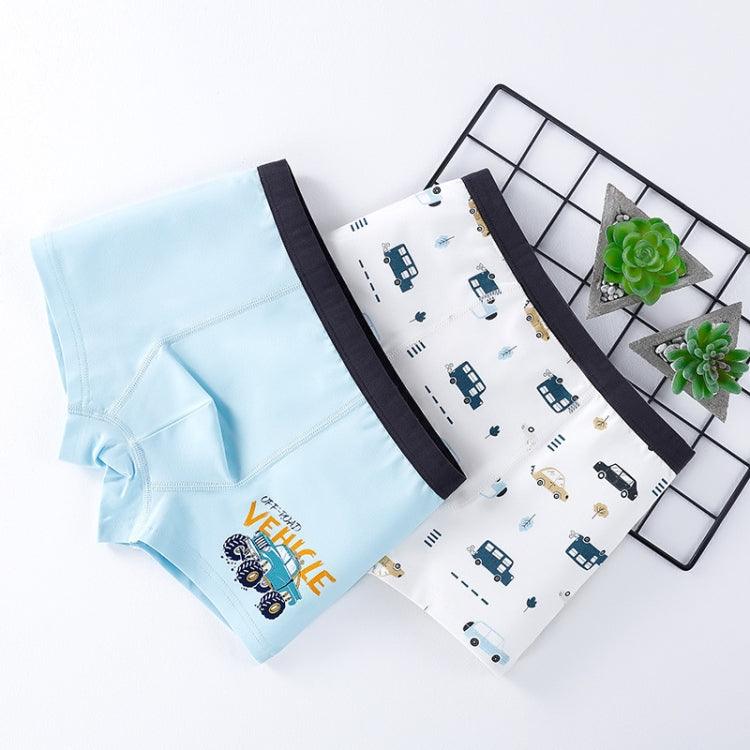 Antibacterial Cartoon Cotton Boxers for Boys - Series 2