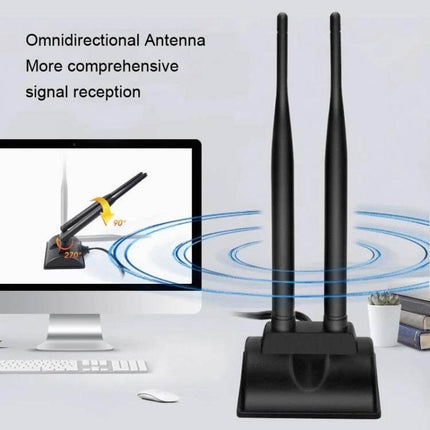 Magnetic Suction WiFi Antenna for Reliable Network Connectivity on compact magnetic base with dual SMA antennas boosting home office signal