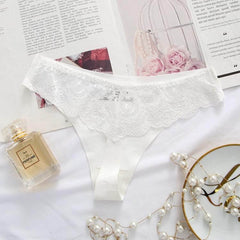 Elegant Lace Ice Silk Seamless Bodysuit for Women