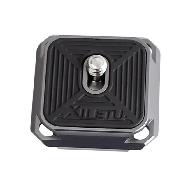Xiletu 38mm Quick Release Plate for Cameras and Tripods securely mounts cameras with 1/4-inch screw for fast swapping and stable tripod connections