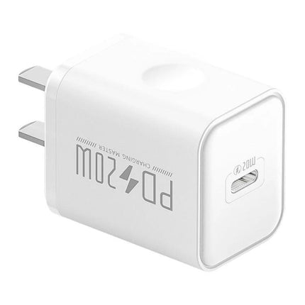 ROMOSS Charger for Daily Phone Use at Home or Travel - compact white 20W USB-C wall charger for home and travel