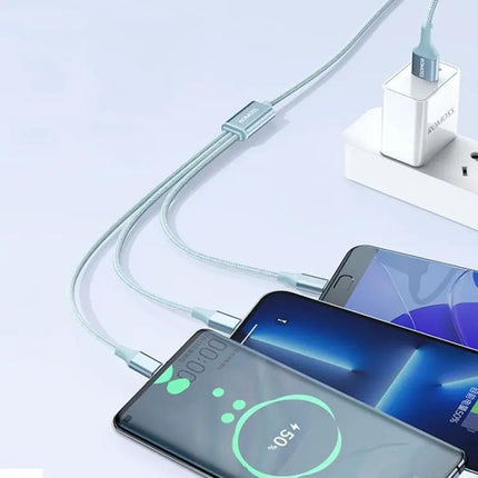 ROMOSS 3-in-1 Cable for Charging Devices at Home and Travel | Syndmart