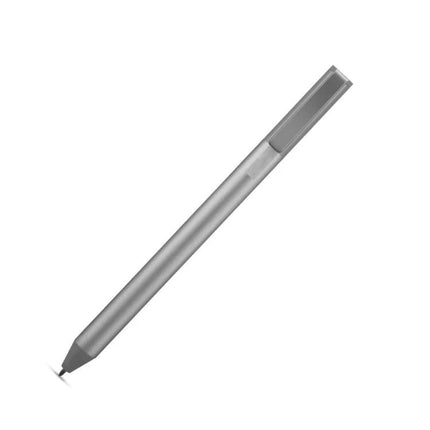 Aluminum Alloy USI Stylus for Laptop Touch Screens - slim silver stylus with durable wear-resistant tip for precise sketching, note-taking, and annotation