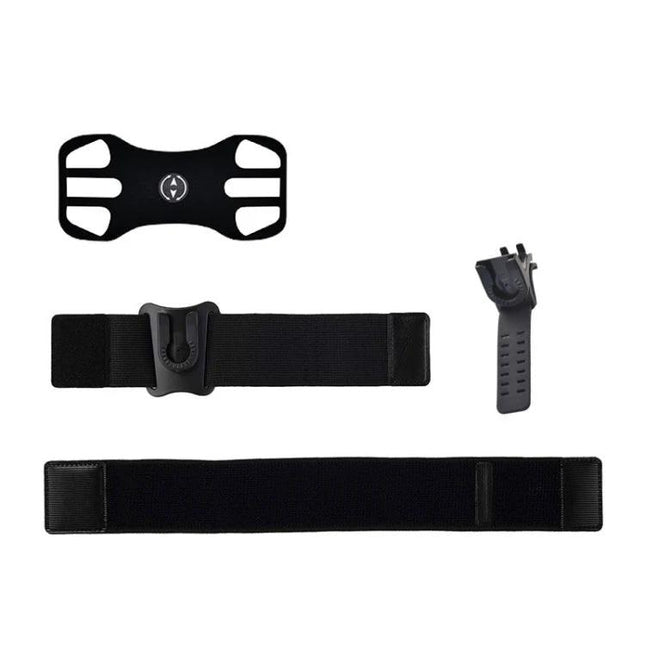 Armband Phone Holder For Sports, Fits 4.5-7 Inch Phones, 3-In-1 Design For Running And Cycling - black 3-in-1 armband kit with straps and mount