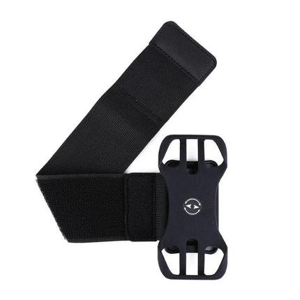 Sports Arm Bag For 4.5-7 Inch Phones black detachable strap and silicone phone holder for running and cycling