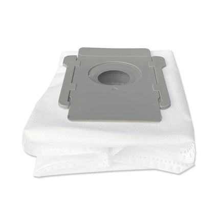 iRobot 22-Piece Robot Vacuum Replacement Accessory Set showing replacement dust bag with gray plastic collar for robot vacuum maintenance