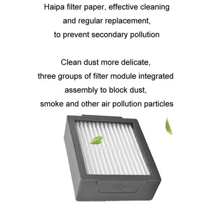 iRobot 22-Piece Robot Vacuum Replacement Accessory Set replacement HEPA filter cartridge for dust smoke and air pollution