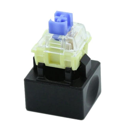 Metal Switch Opener for Mechanical Keyboards with Cherry and Gateron Compatibility - metal opener next to mechanical keyboard switch