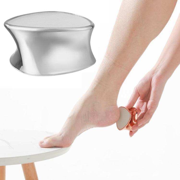 Dual Action Foot Care Tool: 2-in-1 Dead Skin Remover and Pedicure Epilator Silver