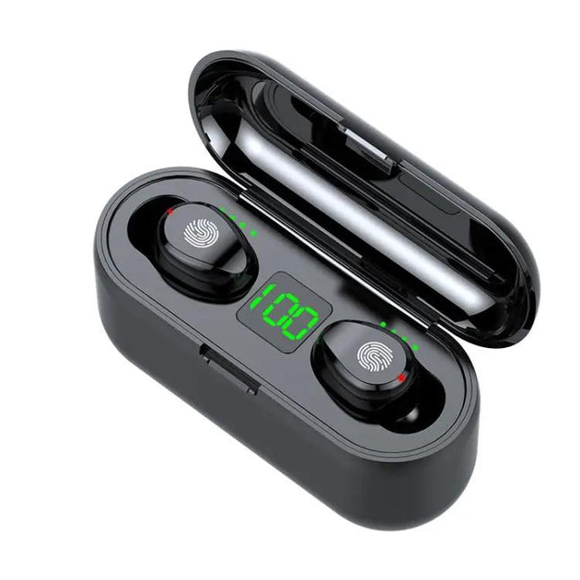 Bluetooth 5.0 Wireless In-Ear Headphones F9-2 LED Display | Syndmart