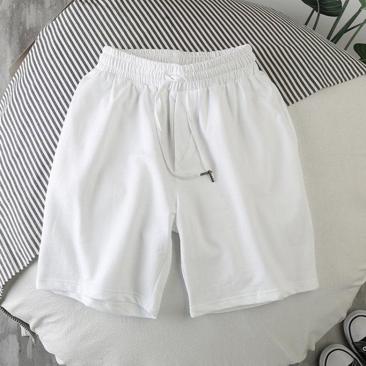 Men's Casual Summer Beach Shorts with Elastic Waistband and Breathable Fabric