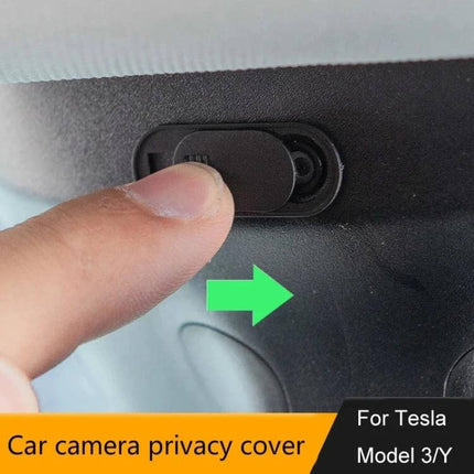 Camera Privacy Protection Sticker Cover for Tesla Cars - ABS car camera privacy cover installing on Model 3/Y interior