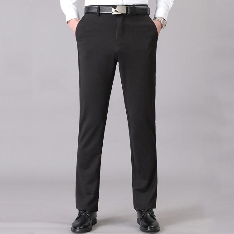 Men’s Lightweight Casual Straight-Leg Stretch Pants - Breathable Chilled Silk Trousers