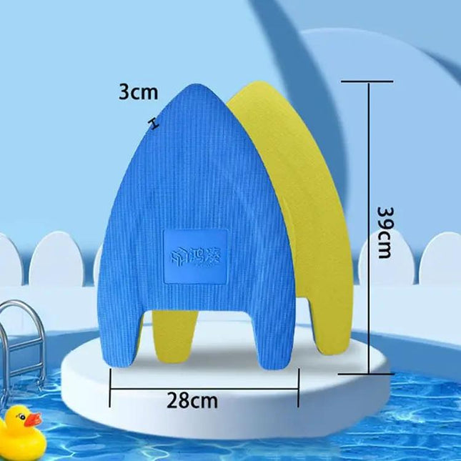 EVA Kids A-Shape Swim Kickboard Float Board Blue And Yellow