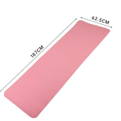 Extra Wide & Thick Non-Slip NBR Yoga Mat for Dance and Fitness – 187 x 62.5 x 0.8cm