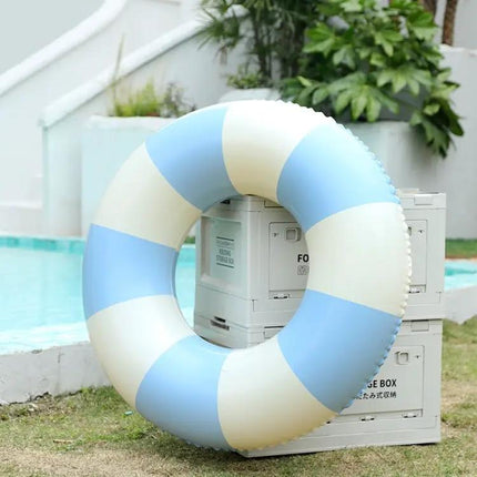 Thickened PVC Kids Swim Ring Inflatable 60-90cm With Handle | Syndmart