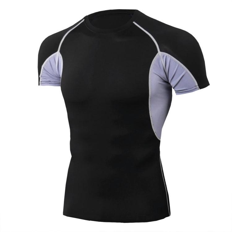 Men's Slim Fit Quick-Dry Stretchable Short Sleeve Workout Shirt