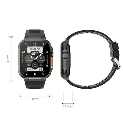 1.96 Inch Smartwatch Health Monitoring With Bluetooth Call