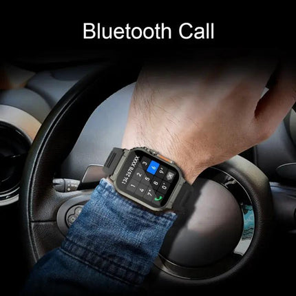 1.96 Inch Smartwatch Health Monitoring With Bluetooth Call