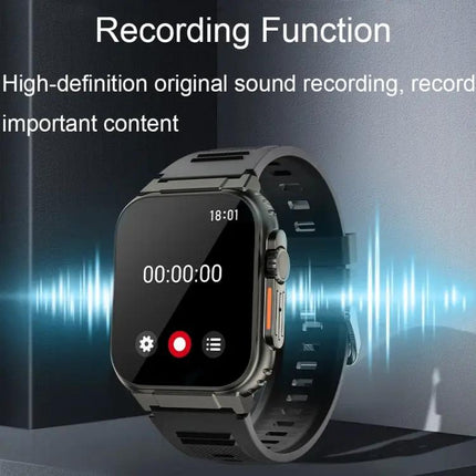 1.96 Inch Smartwatch Health Monitoring With Bluetooth Call