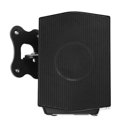 Wall Mount For Samsung Soundbar Speakers Neutral Low Profile Finish mounted speaker at ear level for sleek living room audio