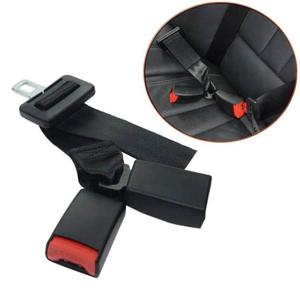 Car Rear Seat Belt Connector for Two Seats, Simple to Use – detachable ABS and steel dual-seat connector for quick family car setups