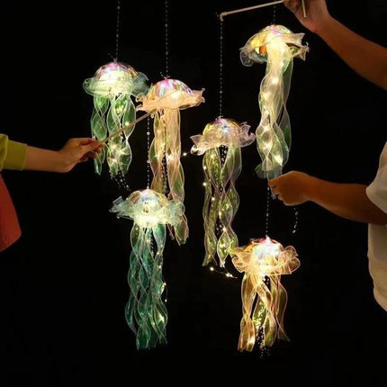 Jellyfish Ambient Light for Home and Festive Gatherings - glowing decorative jellyfish spheres for tables, parties, and children's play areas
