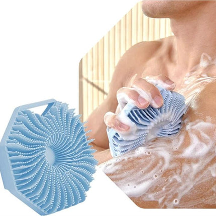 Soft Silicone Body Brush for Daily Shower Cleaning gentle exfoliating silicone scrubber for sensitive skin and improved lather