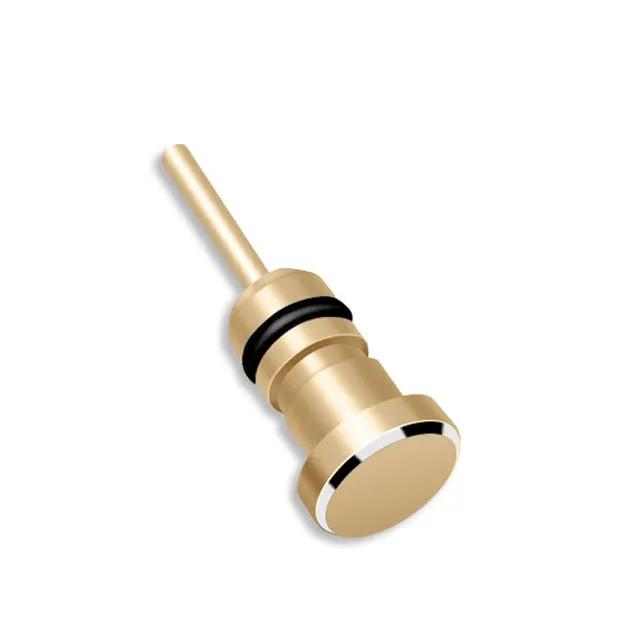 3.5mm Metal Dust Plug Headphone Jack Caps Black Gold Silver | Syndmart