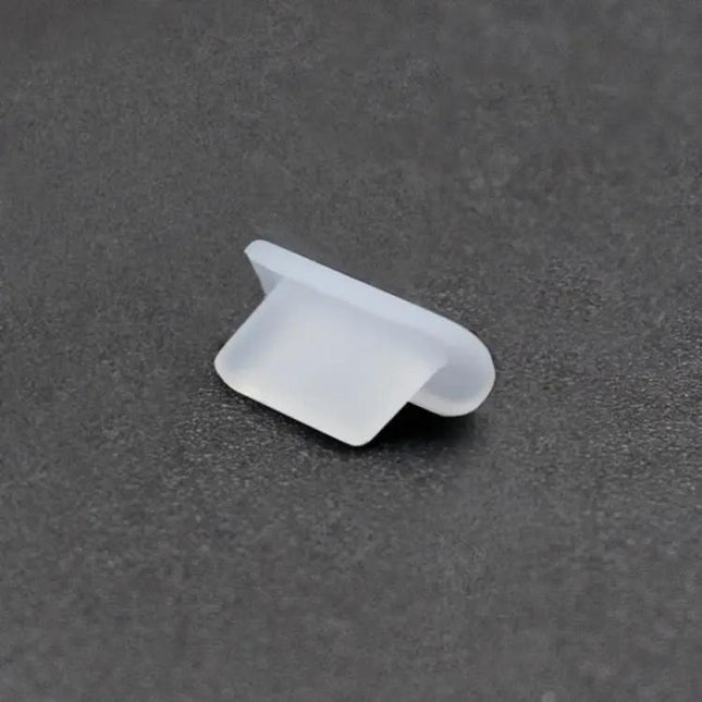 8-Pin Silicone Dust Plug For Lightning Black Transparent | Syndmart